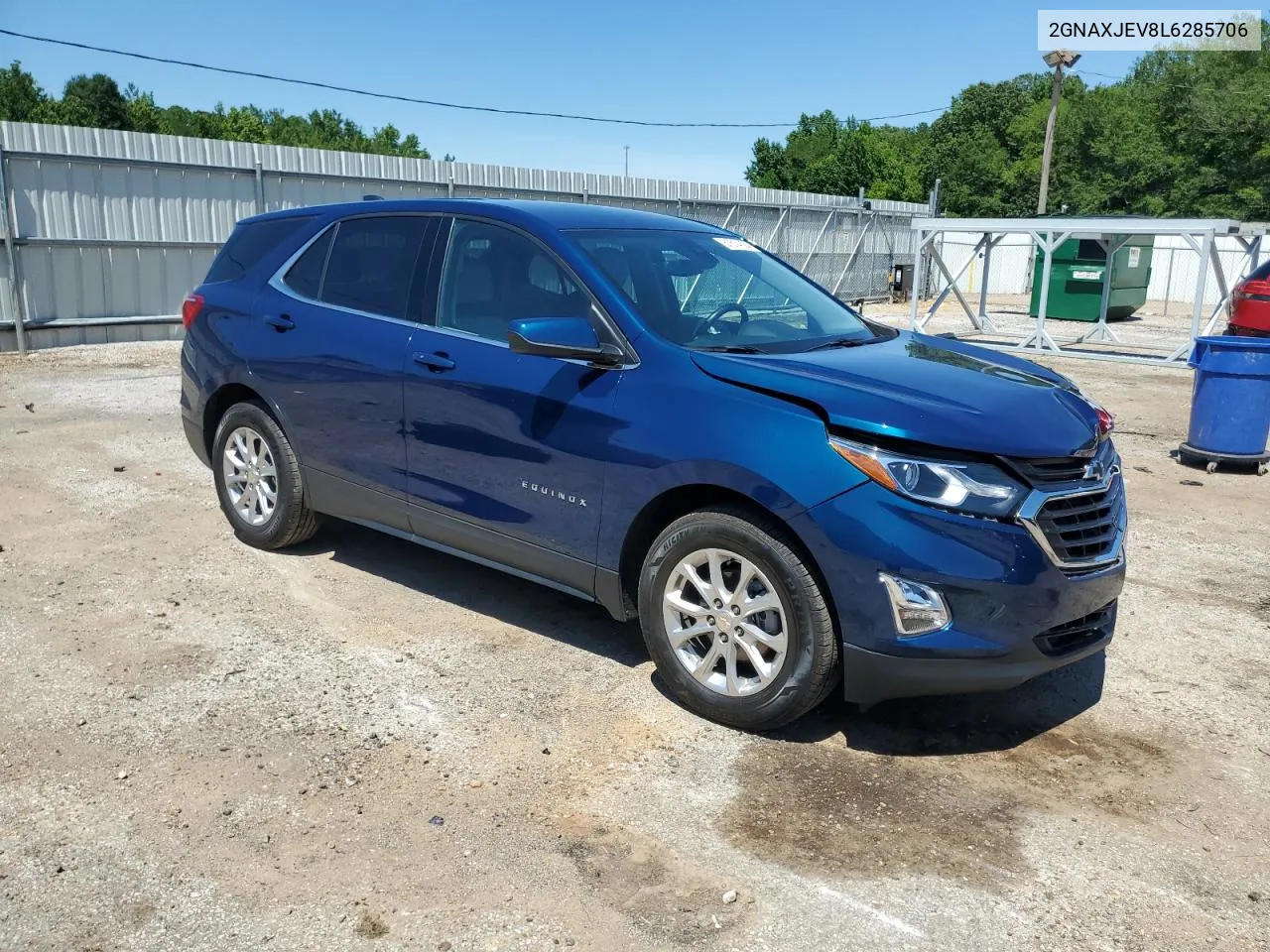 2020 Chevrolet Equinox Lt VIN: 2GNAXJEV8L6285706 Lot: 61514024