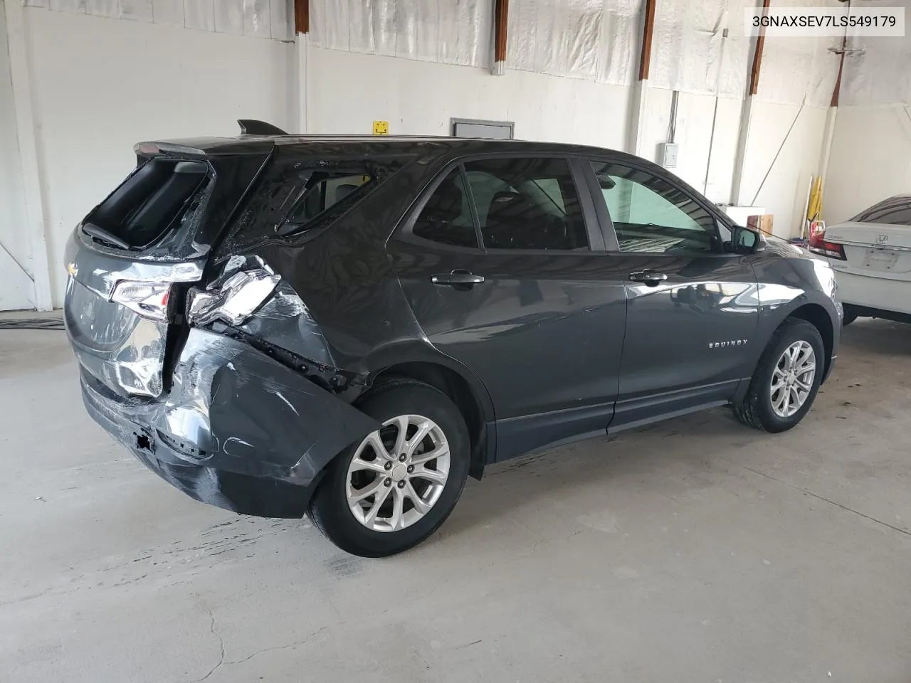 2020 Chevrolet Equinox Ls VIN: 3GNAXSEV7LS549179 Lot: 61662134