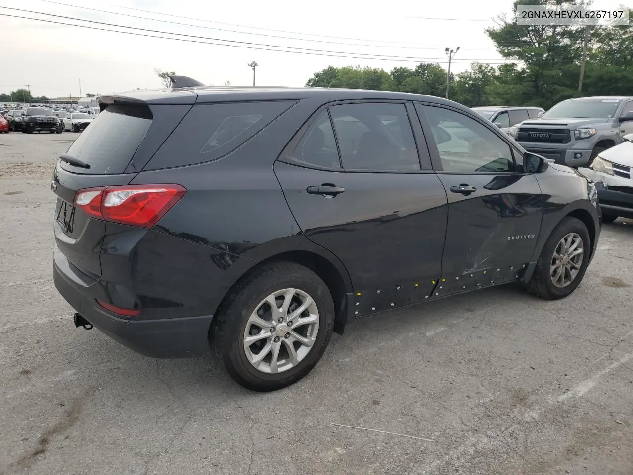 2020 Chevrolet Equinox Ls VIN: 2GNAXHEVXL6267197 Lot: 61891334