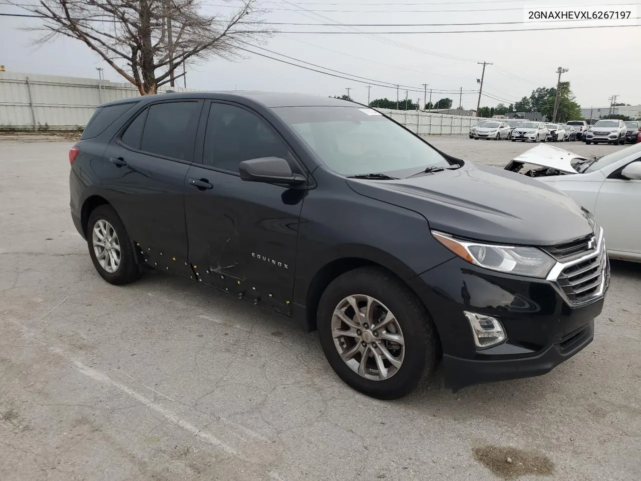 2020 Chevrolet Equinox Ls VIN: 2GNAXHEVXL6267197 Lot: 61891334