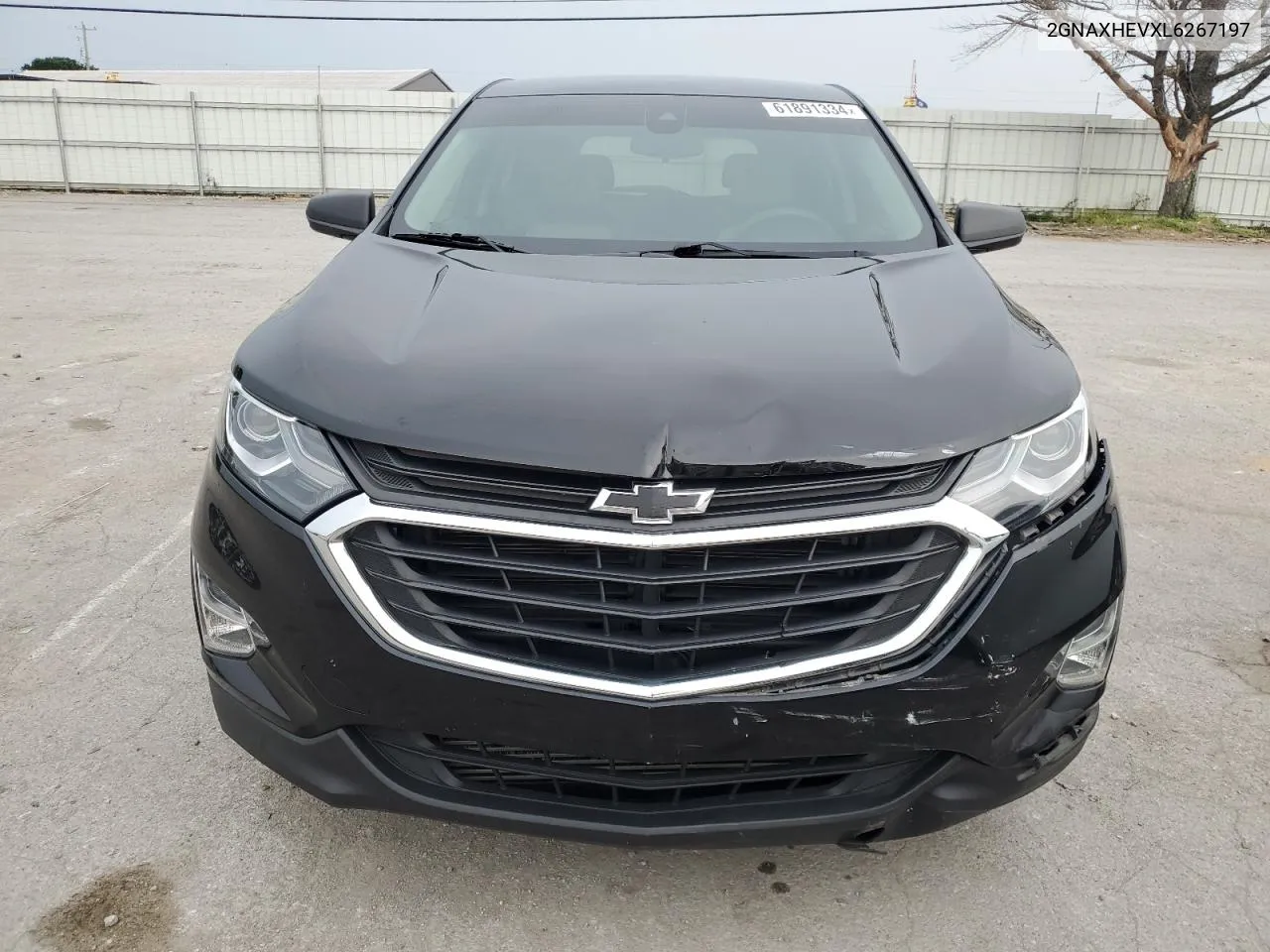 2020 Chevrolet Equinox Ls VIN: 2GNAXHEVXL6267197 Lot: 61891334