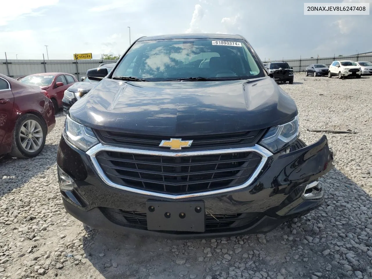 2020 Chevrolet Equinox Lt VIN: 2GNAXJEV8L6247408 Lot: 61893374