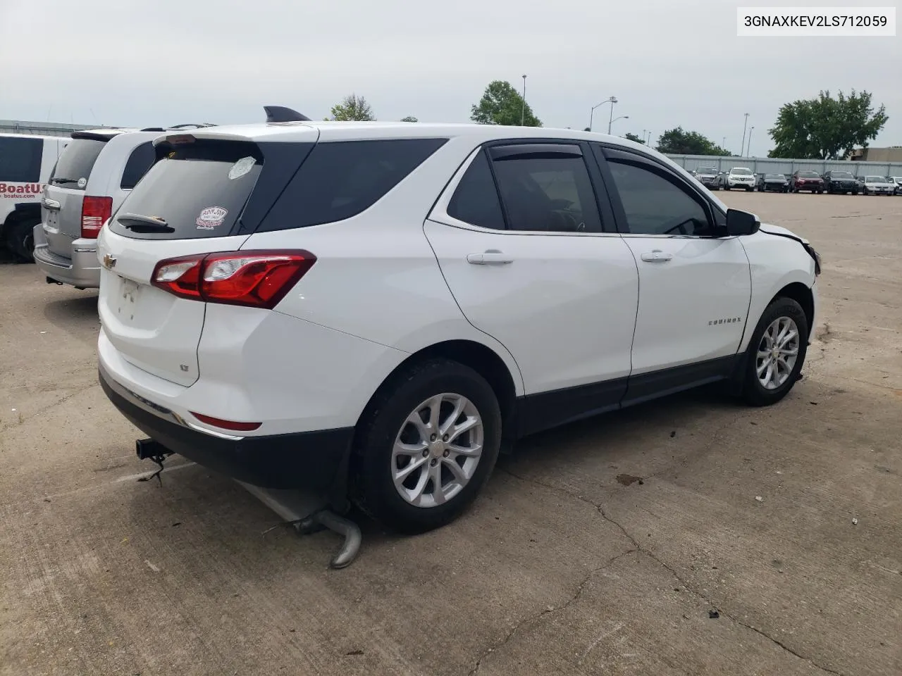 2020 Chevrolet Equinox Lt VIN: 3GNAXKEV2LS712059 Lot: 62098824