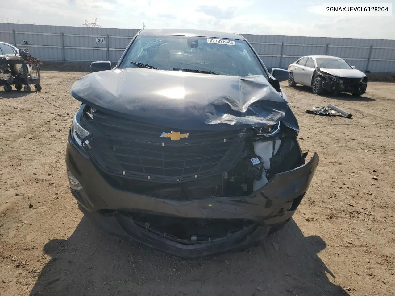 2020 Chevrolet Equinox Lt VIN: 2GNAXJEV0L6128204 Lot: 62192834