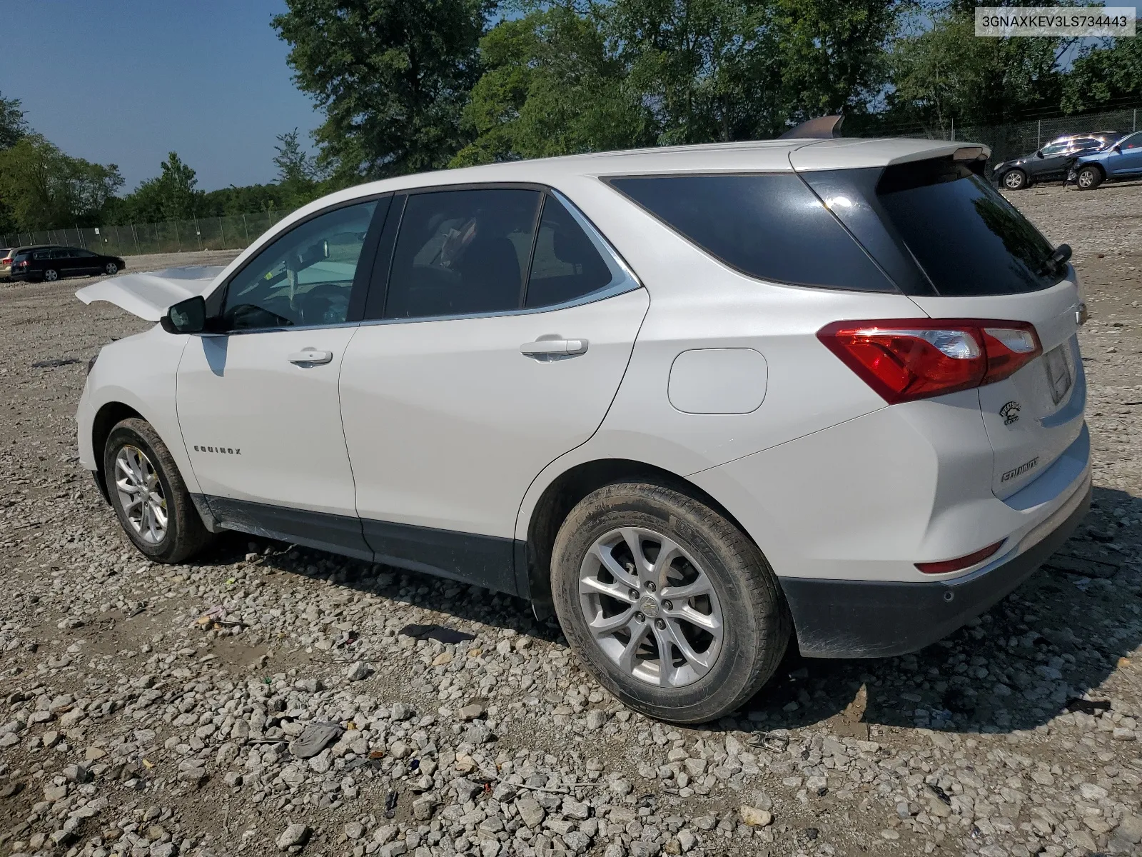 2020 Chevrolet Equinox Lt VIN: 3GNAXKEV3LS734443 Lot: 62438174