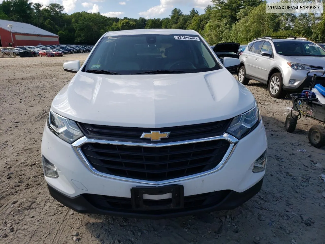 2020 Chevrolet Equinox Lt VIN: 2GNAXUEV5L6189937 Lot: 62455604