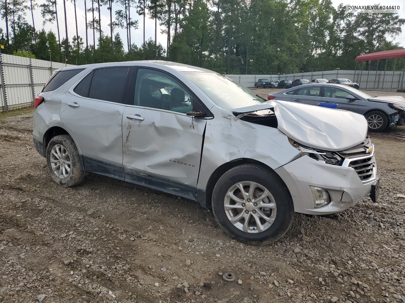 2020 Chevrolet Equinox Lt VIN: 2GNAXUEV0L6244410 Lot: 62863894