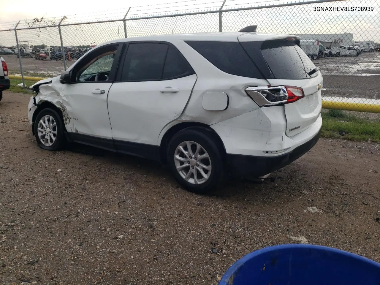 2020 Chevrolet Equinox Ls VIN: 3GNAXHEV8LS708939 Lot: 62936554