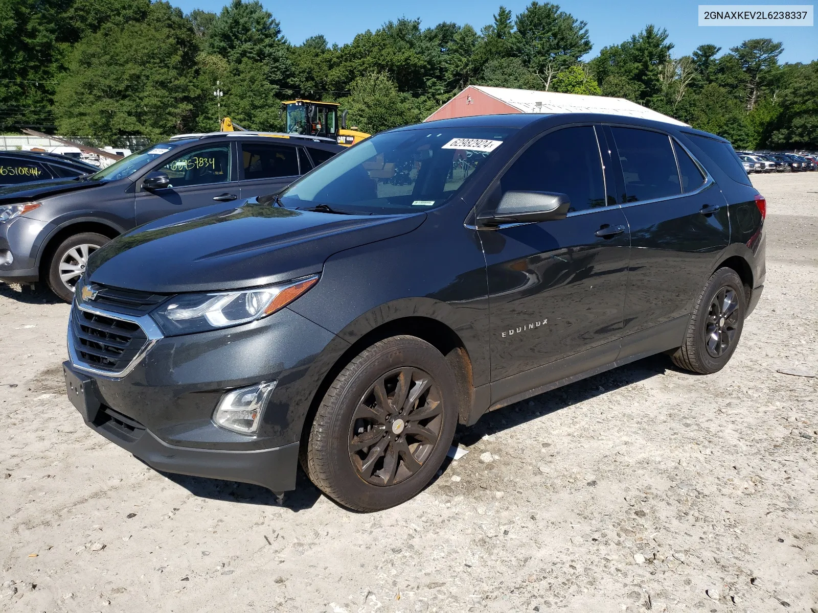 2020 Chevrolet Equinox Lt VIN: 2GNAXKEV2L6238337 Lot: 62982924