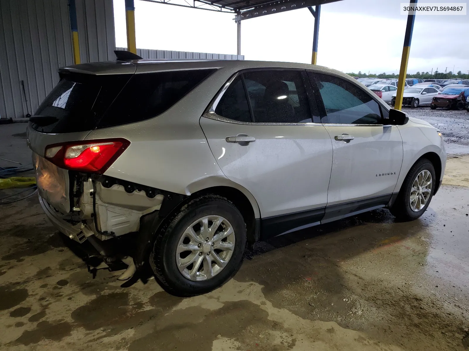 2020 Chevrolet Equinox Lt VIN: 3GNAXKEV7LS694867 Lot: 63554164