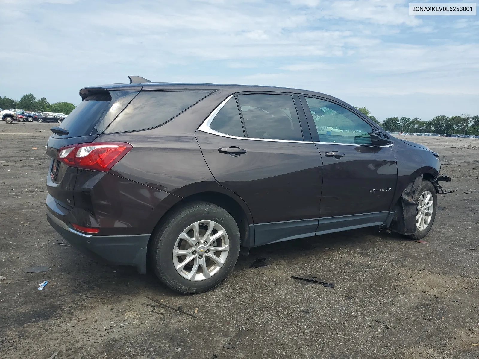 2020 Chevrolet Equinox Lt VIN: 2GNAXKEV0L6253001 Lot: 63682614