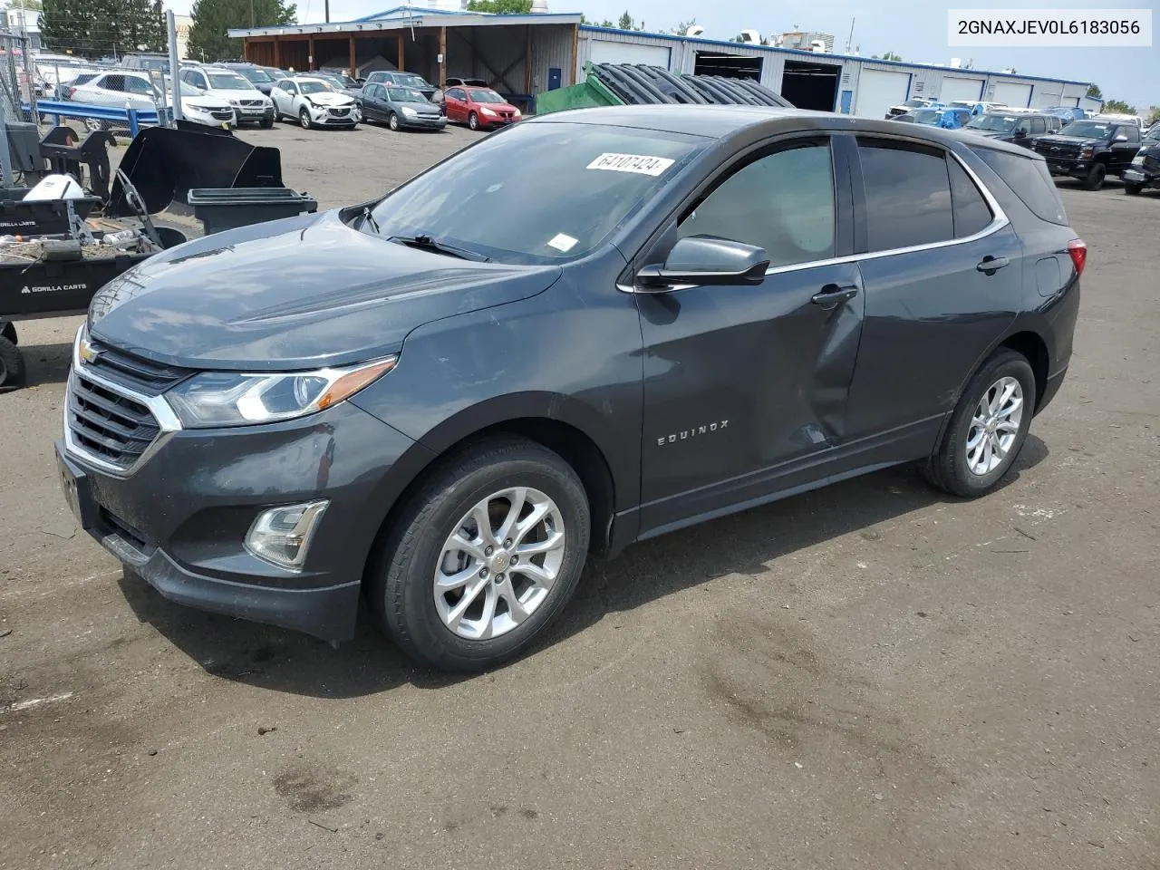 2020 Chevrolet Equinox Lt VIN: 2GNAXJEV0L6183056 Lot: 64107424