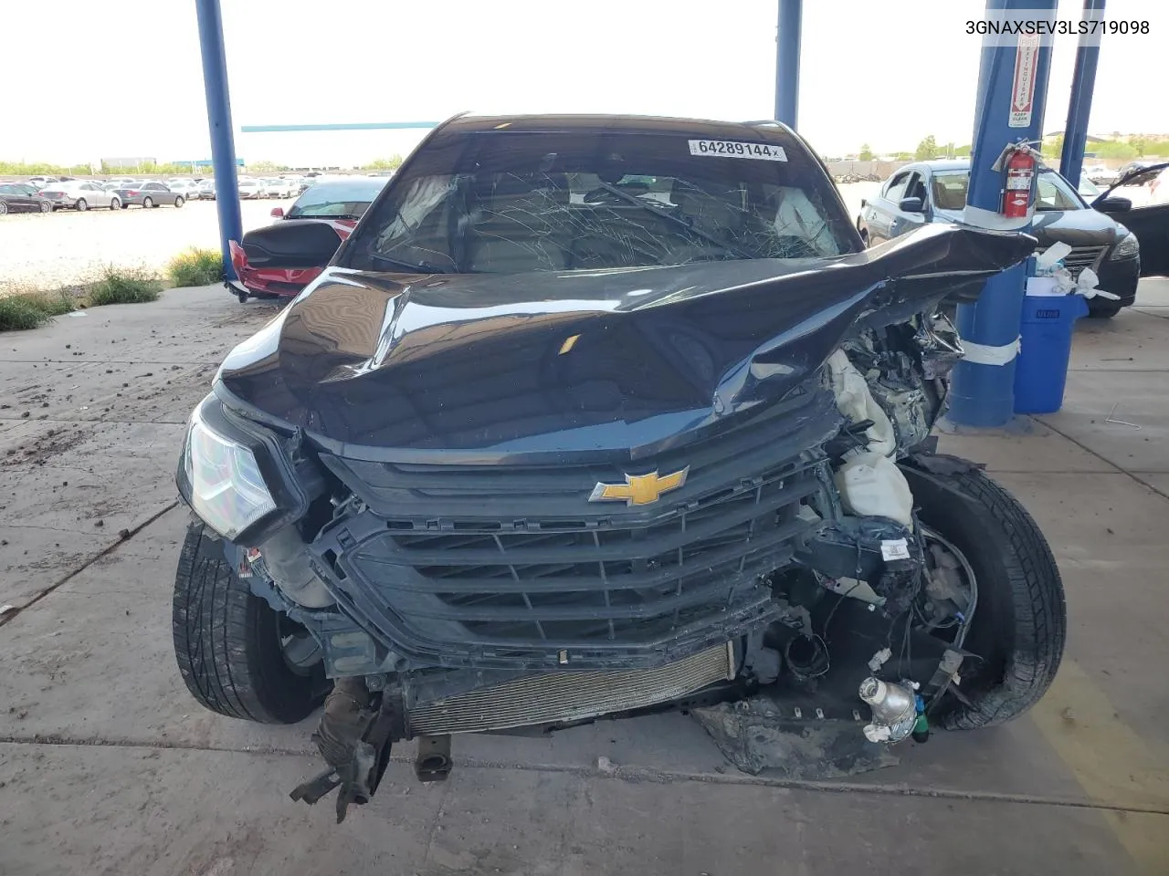 2020 Chevrolet Equinox Ls VIN: 3GNAXSEV3LS719098 Lot: 64289144