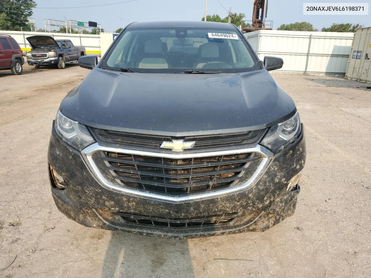 2020 Chevrolet Equinox Lt VIN: 2GNAXJEV6L6198371 Lot: 64649624