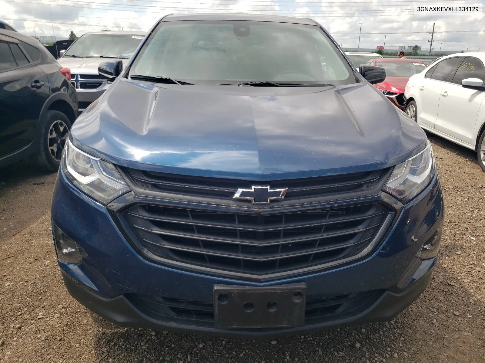 2020 Chevrolet Equinox Lt VIN: 3GNAXKEVXLL334129 Lot: 64957244