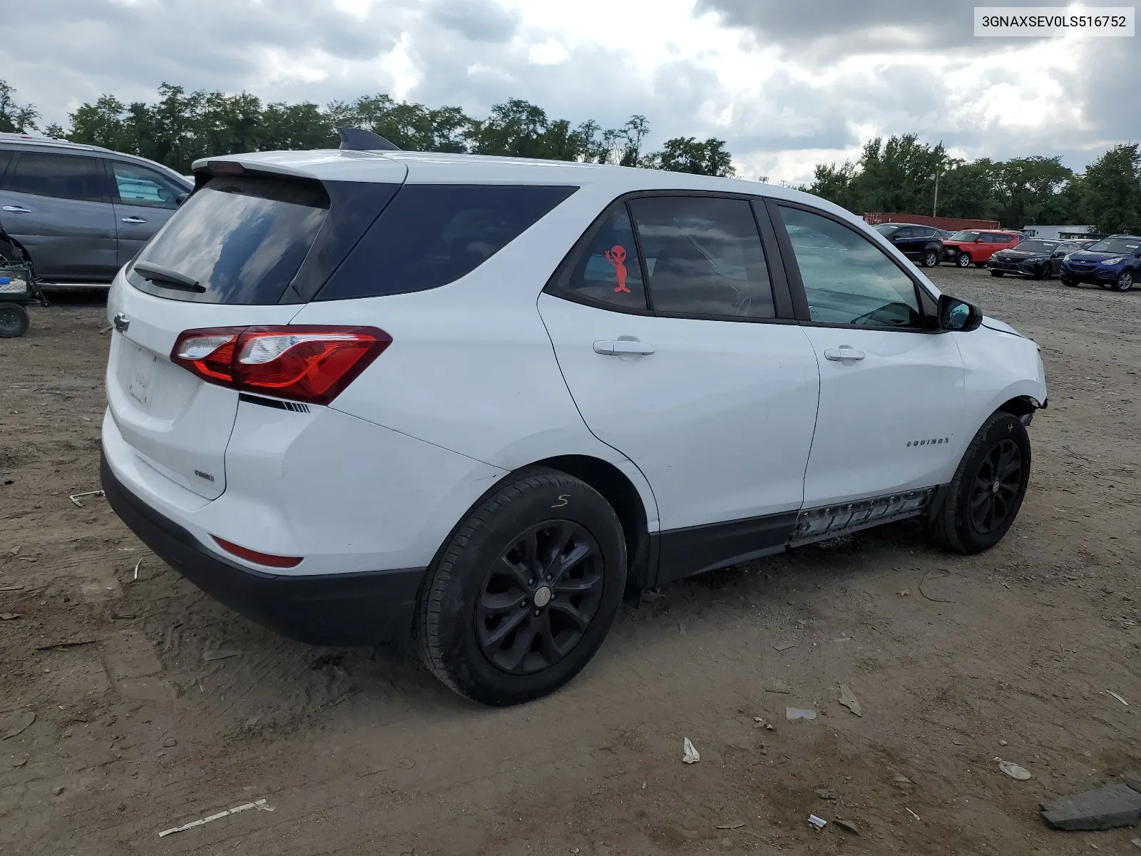 2020 Chevrolet Equinox Ls VIN: 3GNAXSEV0LS516752 Lot: 65108804