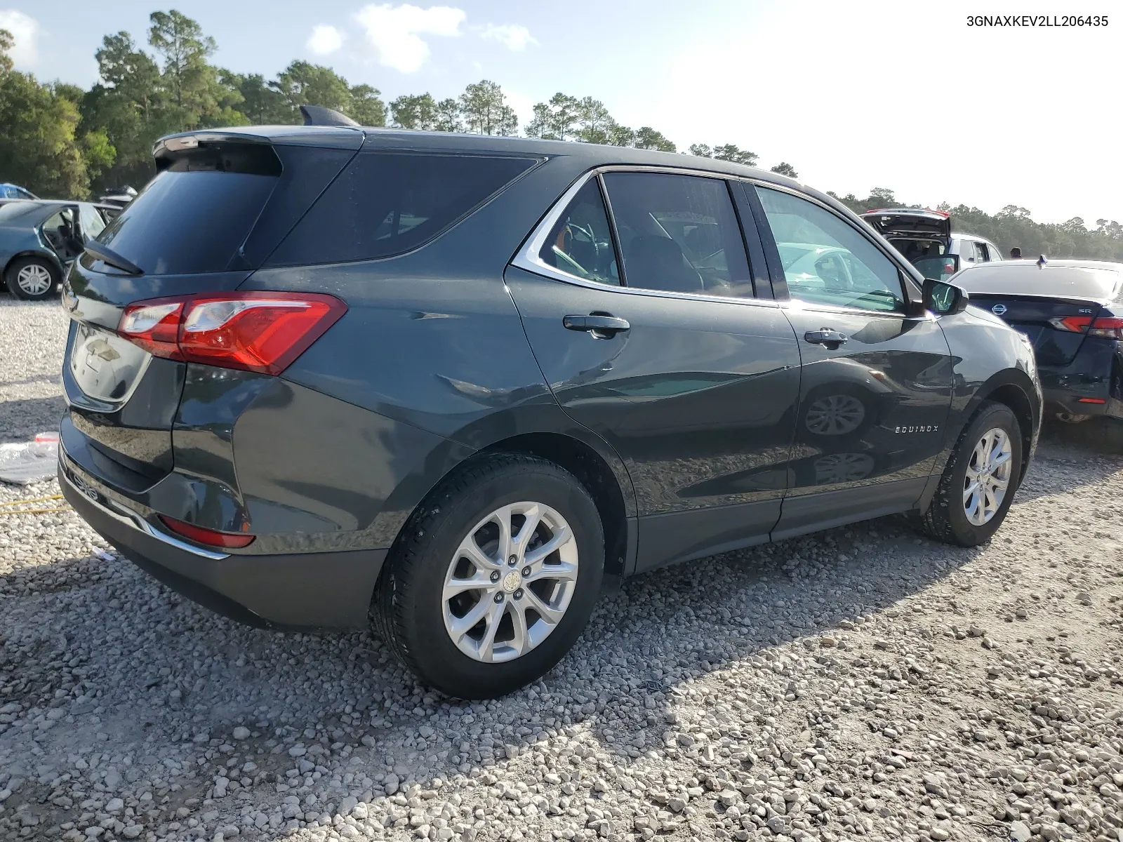 2020 Chevrolet Equinox Lt VIN: 3GNAXKEV2LL206435 Lot: 65142524