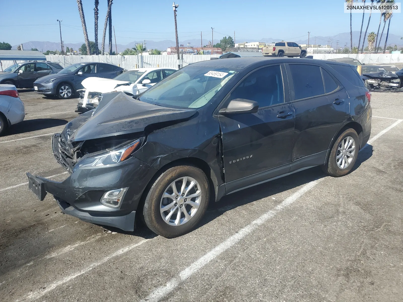 2020 Chevrolet Equinox Ls VIN: 2GNAXHEV5L6120513 Lot: 65469154