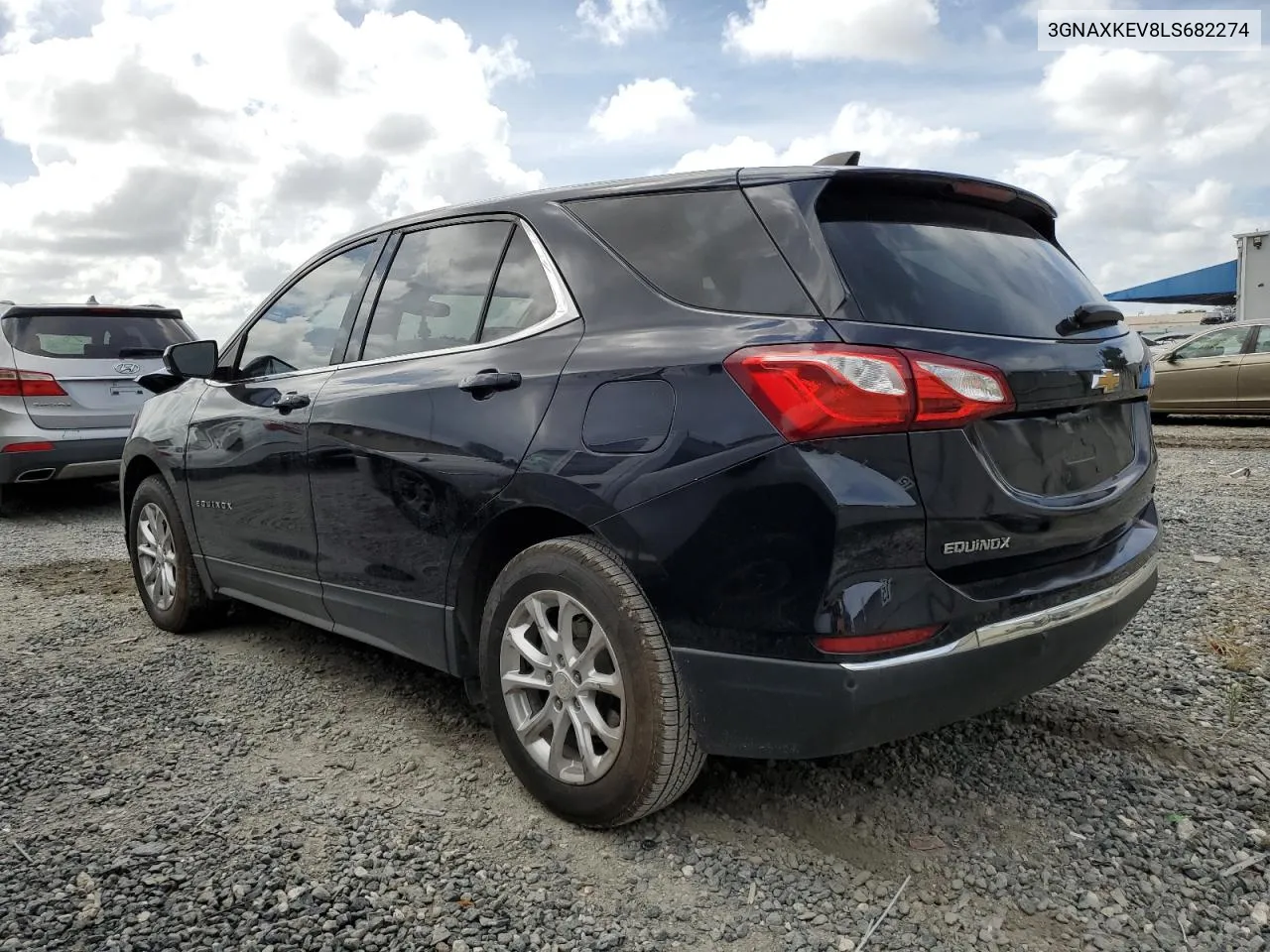 2020 Chevrolet Equinox Lt VIN: 3GNAXKEV8LS682274 Lot: 65548754