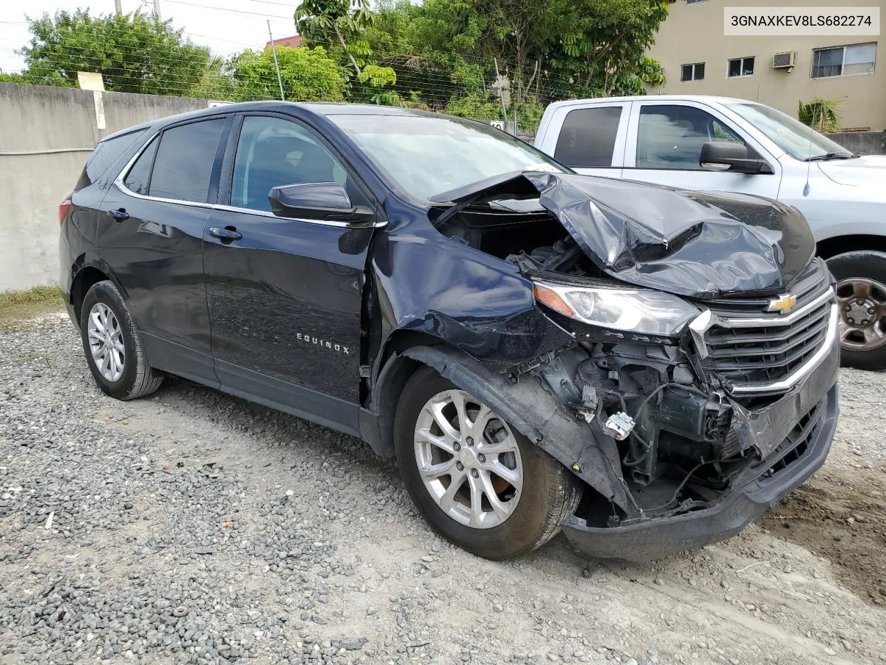 2020 Chevrolet Equinox Lt VIN: 3GNAXKEV8LS682274 Lot: 65548754