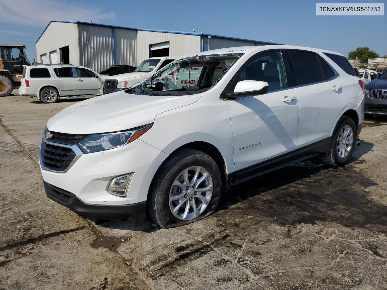 2020 Chevrolet Equinox Lt VIN: 3GNAXKEV6LS541753 Lot: 65554784