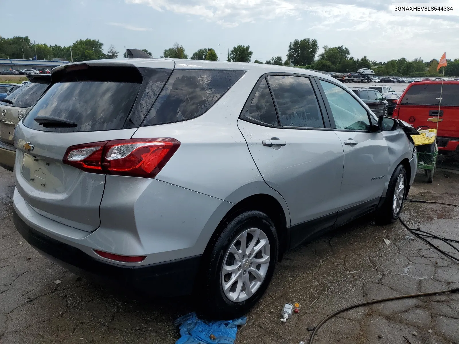 2020 Chevrolet Equinox Ls VIN: 3GNAXHEV8LS544334 Lot: 65572764