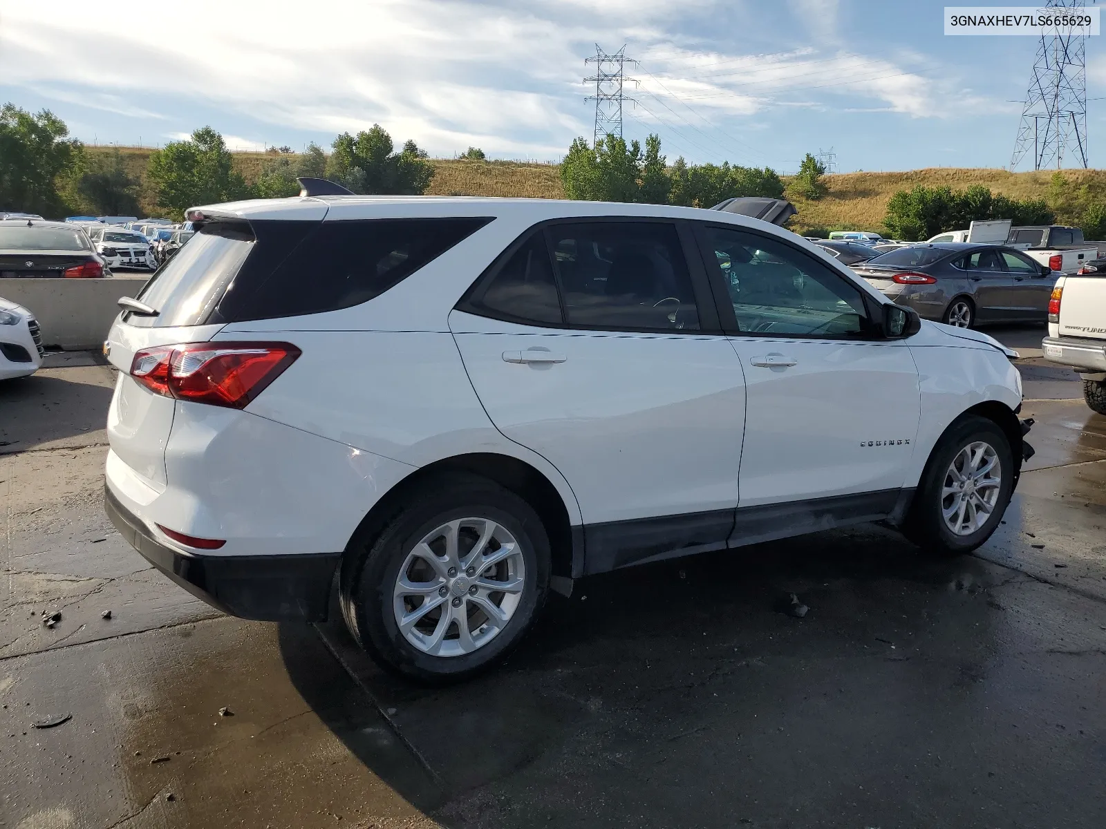 2020 Chevrolet Equinox Ls VIN: 3GNAXHEV7LS665629 Lot: 65823514