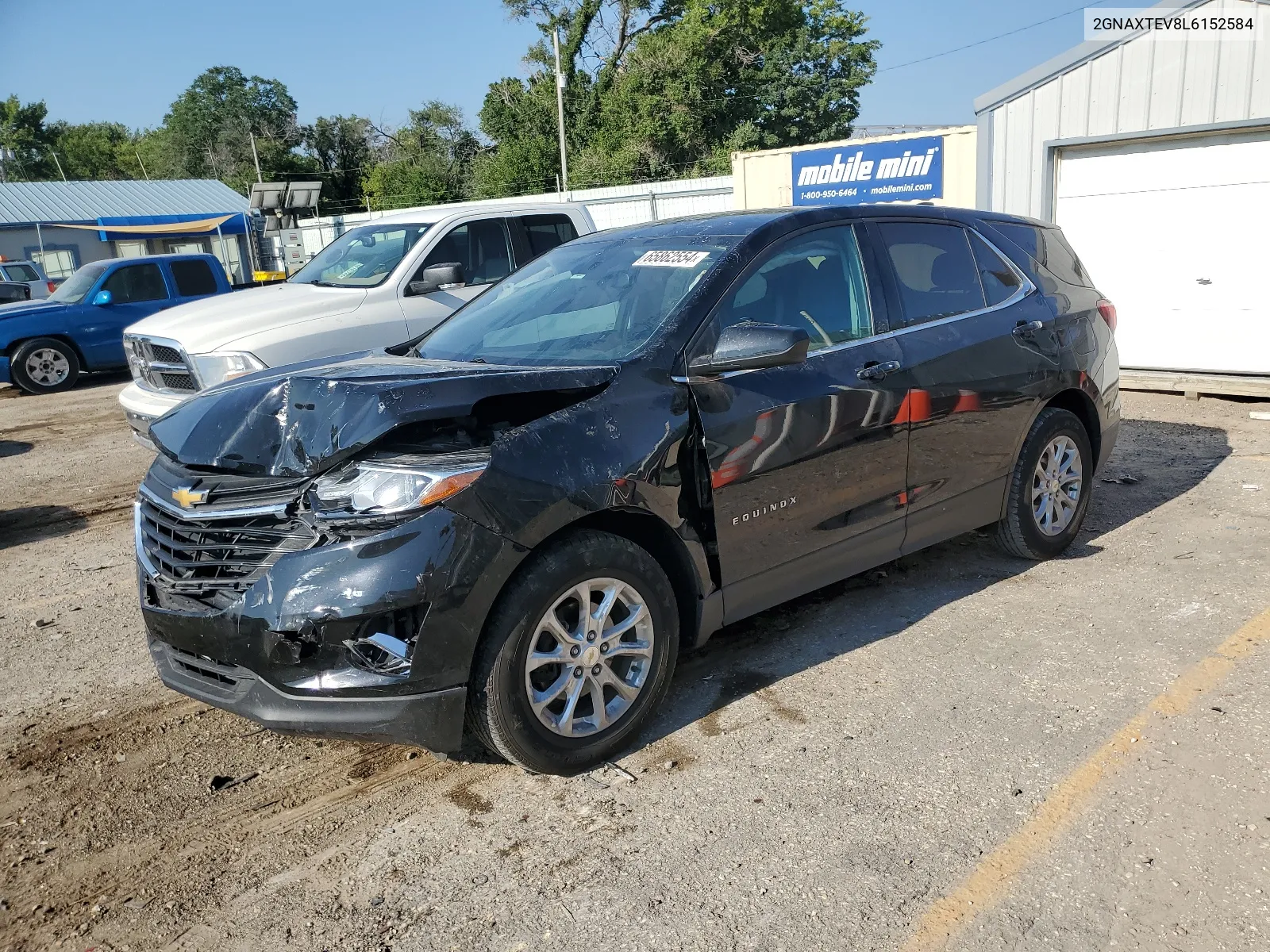 2020 Chevrolet Equinox Lt VIN: 2GNAXTEV8L6152584 Lot: 65862554