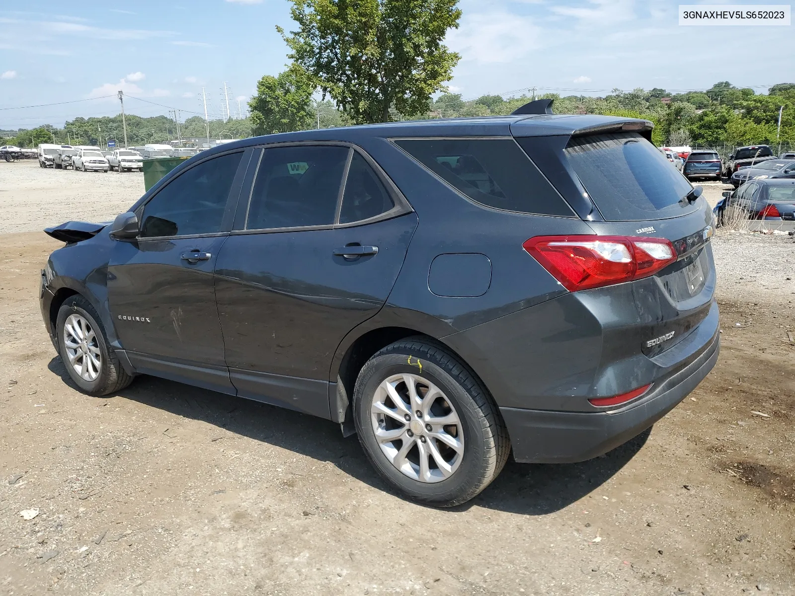 2020 Chevrolet Equinox Ls VIN: 3GNAXHEV5LS652023 Lot: 65905564