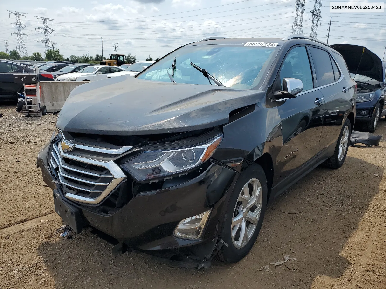 2020 Chevrolet Equinox Premier VIN: 2GNAXNEV0L6268423 Lot: 65997134