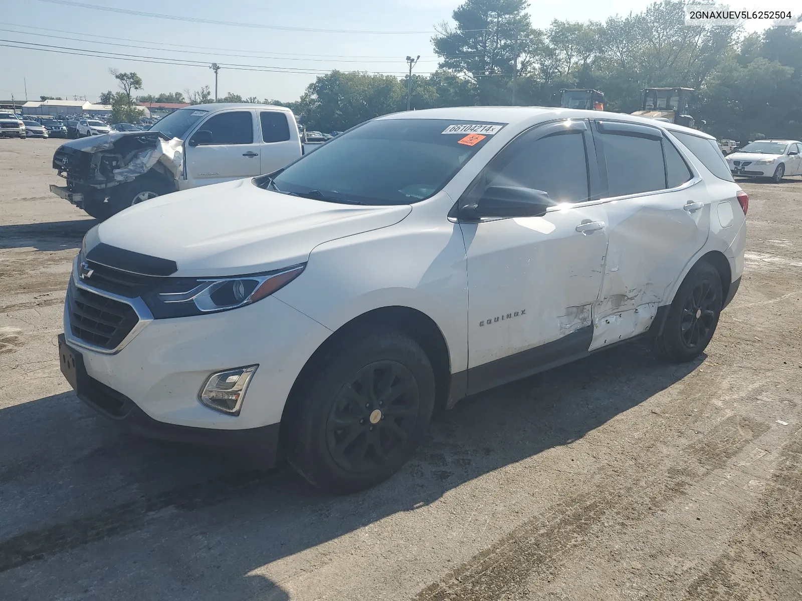 2020 Chevrolet Equinox Lt VIN: 2GNAXUEV5L6252504 Lot: 66104214