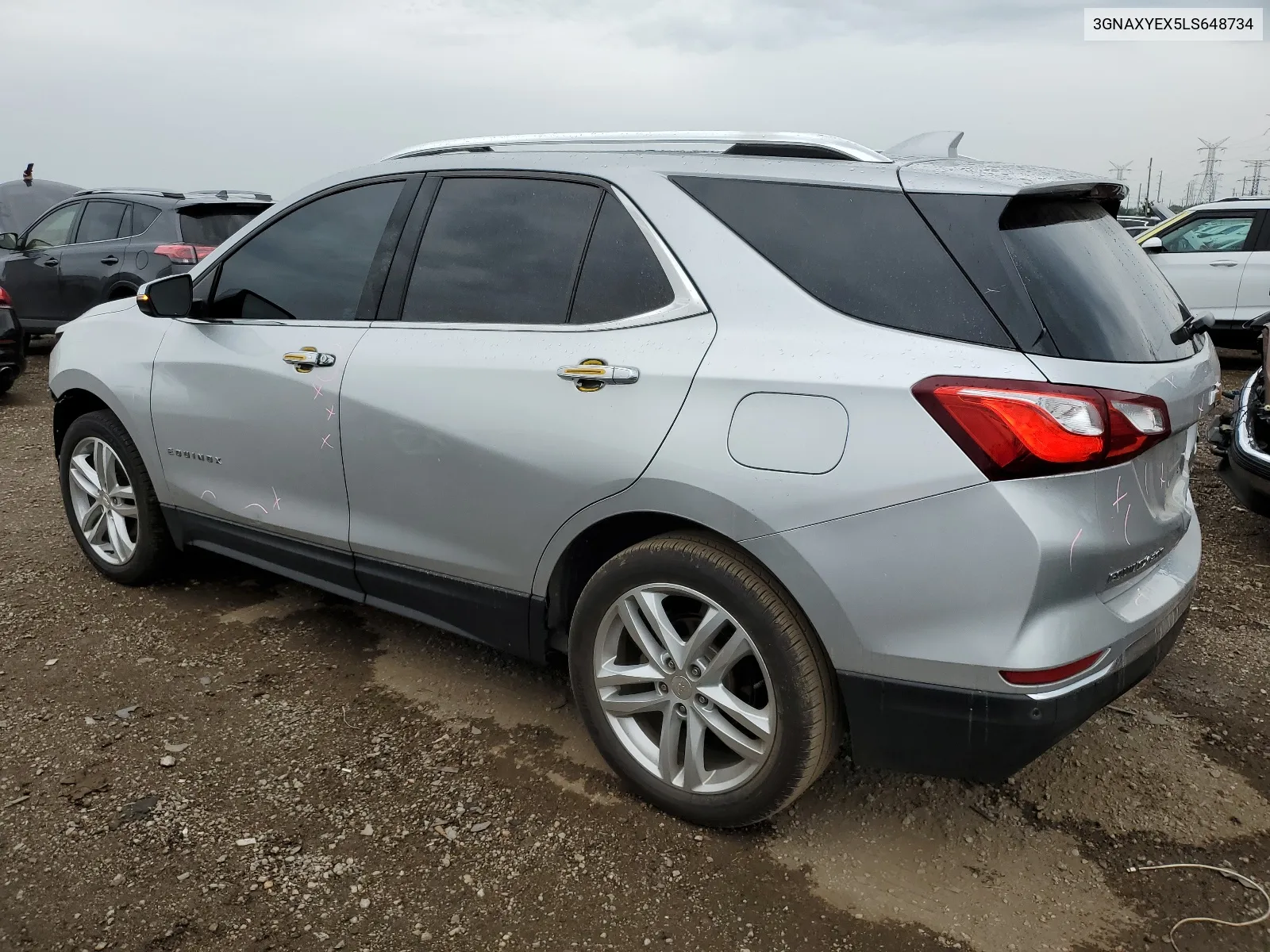 2020 Chevrolet Equinox Premier VIN: 3GNAXYEX5LS648734 Lot: 66676744