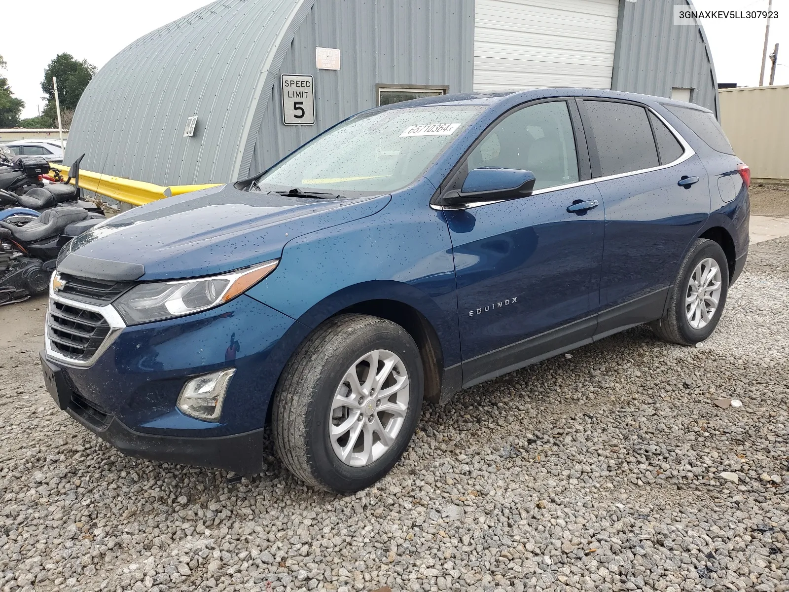 2020 Chevrolet Equinox Lt VIN: 3GNAXKEV5LL307923 Lot: 66710364