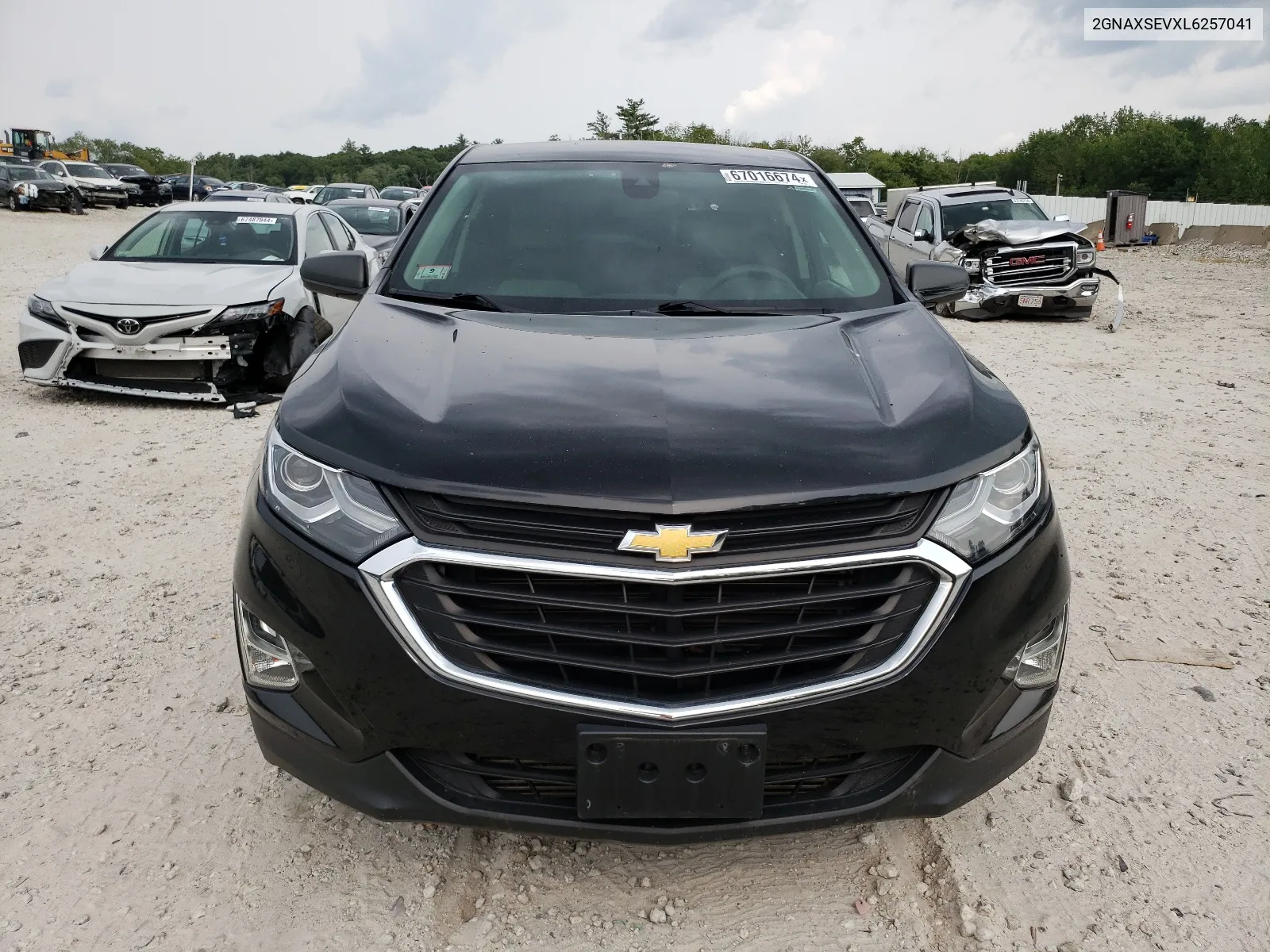 2020 Chevrolet Equinox Ls VIN: 2GNAXSEVXL6257041 Lot: 67016674