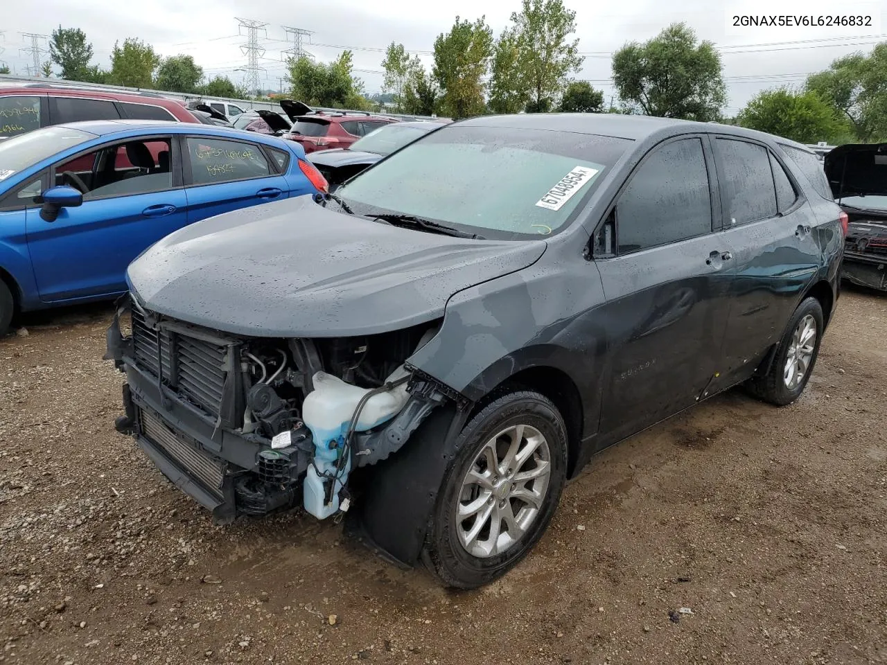 2020 Chevrolet Equinox VIN: 2GNAX5EV6L6246832 Lot: 67048954