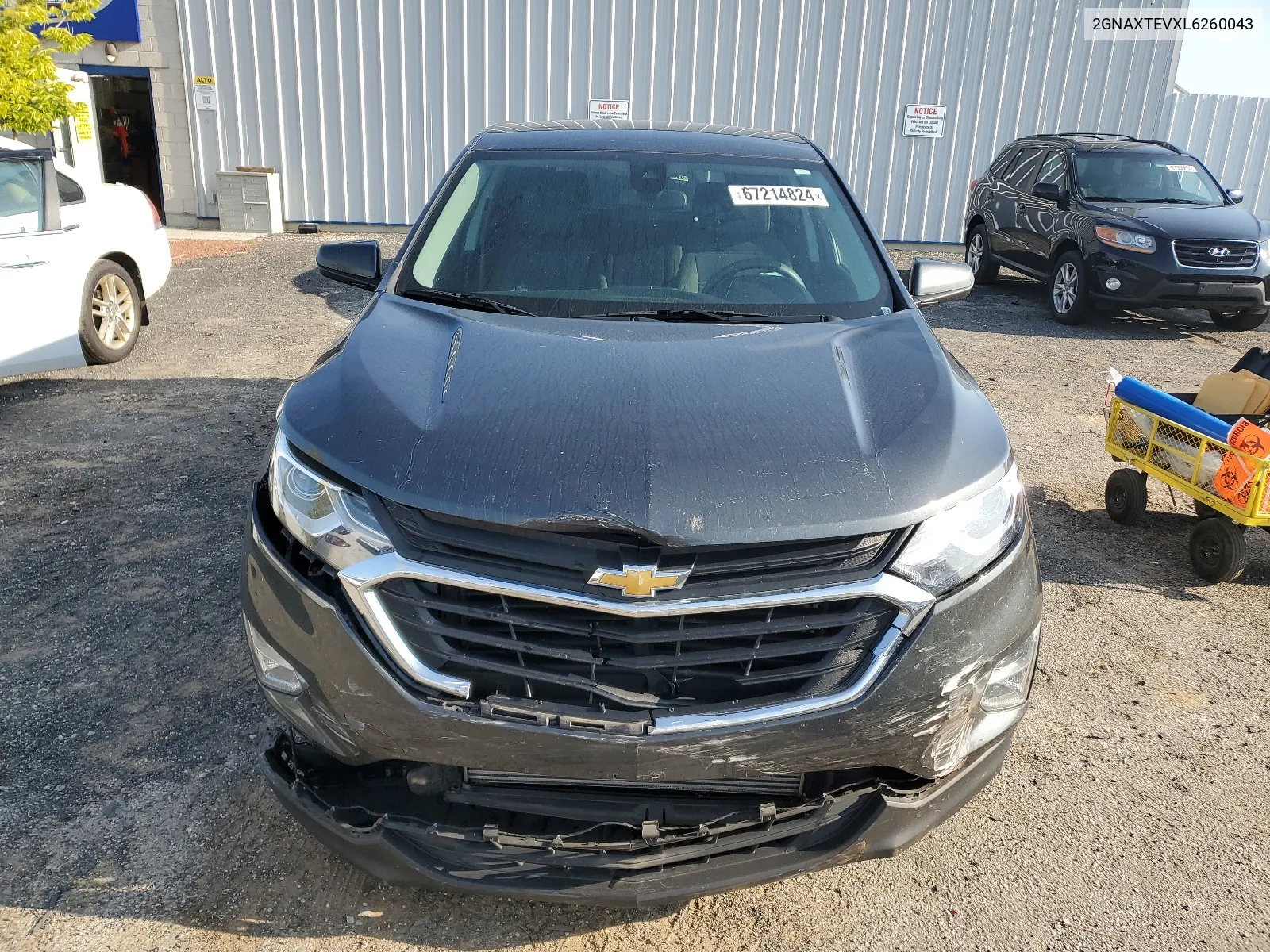 2020 Chevrolet Equinox Lt VIN: 2GNAXTEVXL6260043 Lot: 67214824