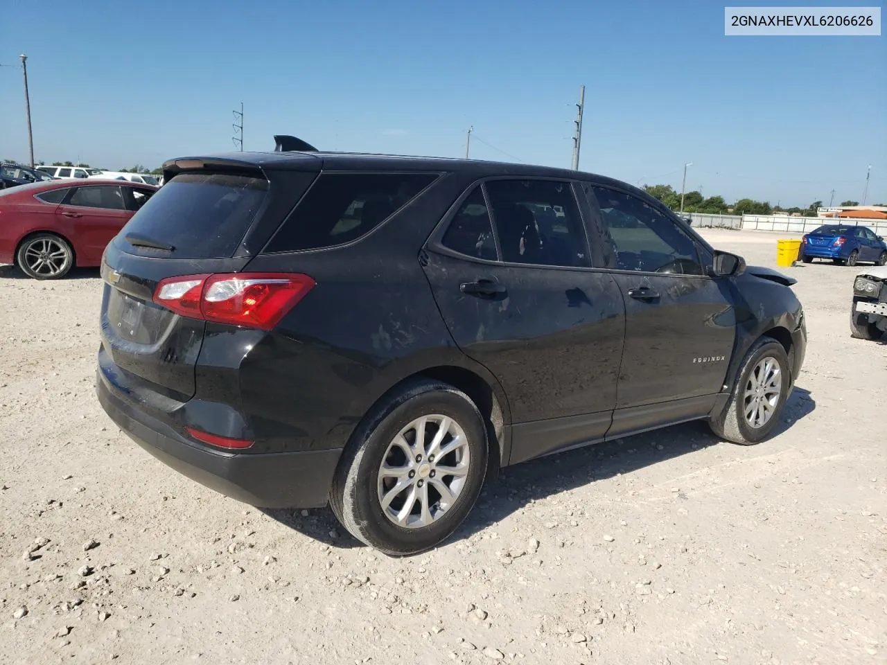 2020 Chevrolet Equinox Ls VIN: 2GNAXHEVXL6206626 Lot: 67333444