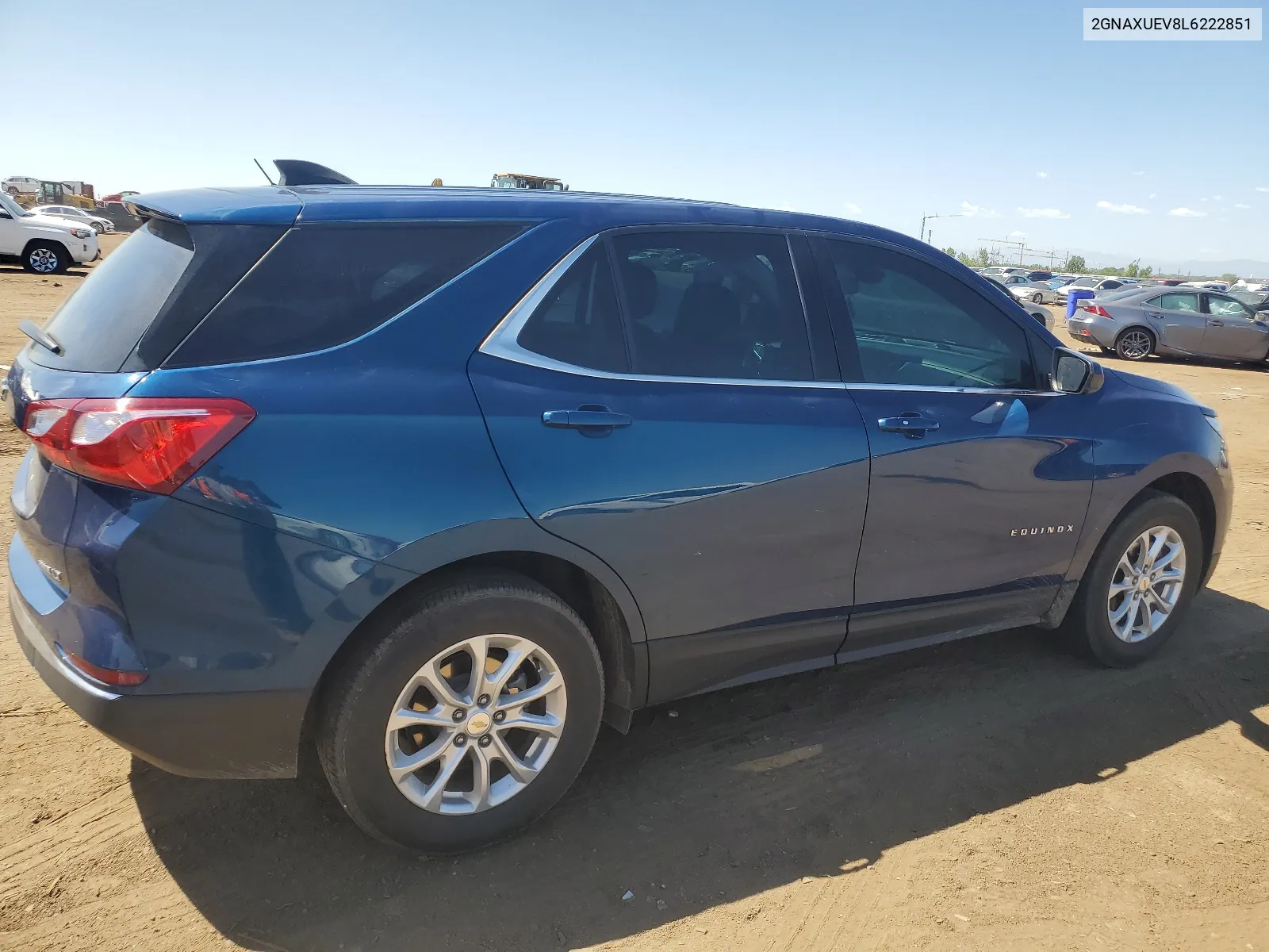 2020 Chevrolet Equinox Lt VIN: 2GNAXUEV8L6222851 Lot: 67590984