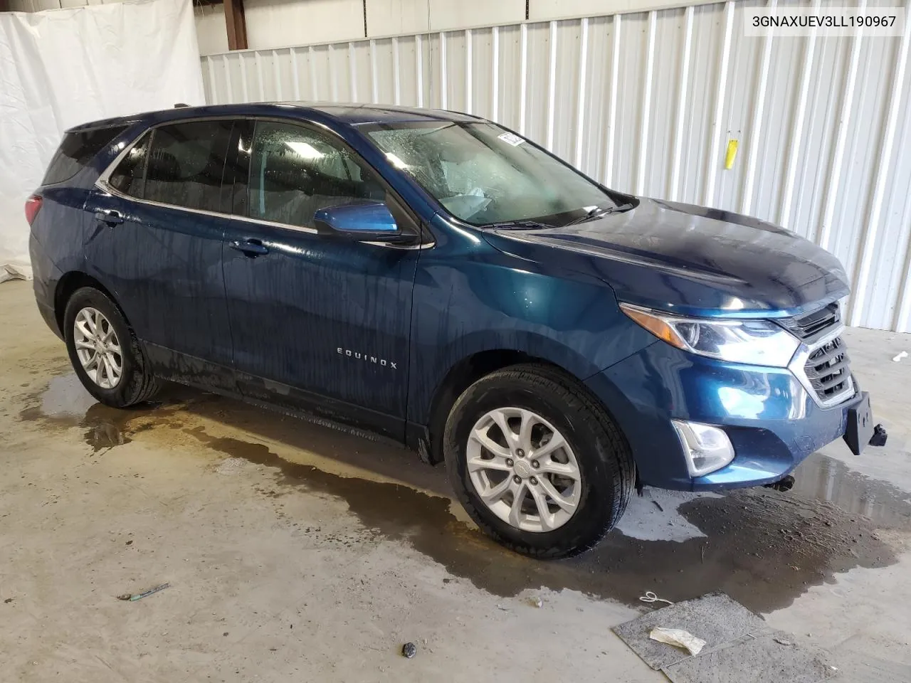 2020 Chevrolet Equinox Lt VIN: 3GNAXUEV3LL190967 Lot: 67604984