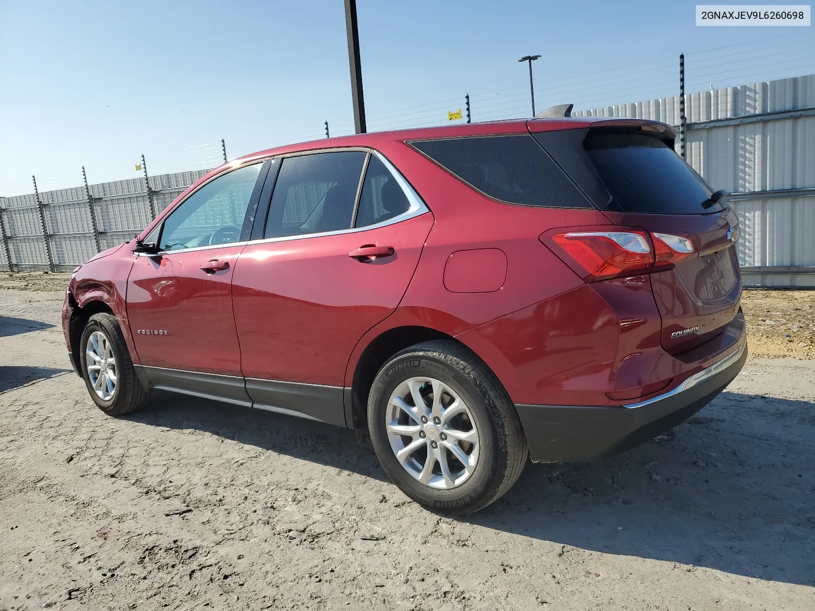 2020 Chevrolet Equinox Lt VIN: 2GNAXJEV9L6260698 Lot: 67635814