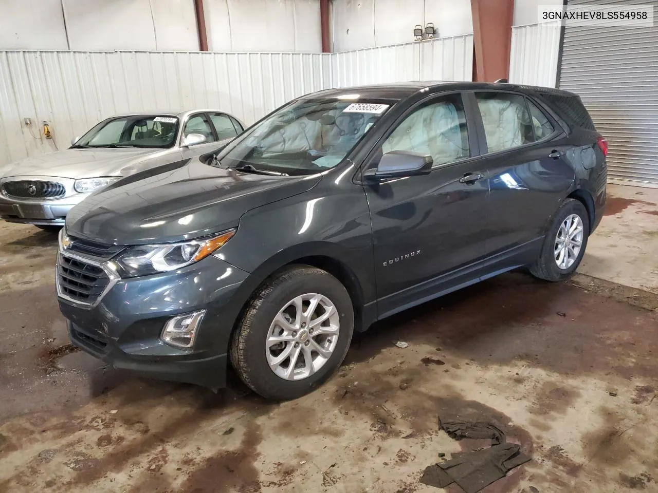 2020 Chevrolet Equinox Ls VIN: 3GNAXHEV8LS554958 Lot: 67658594