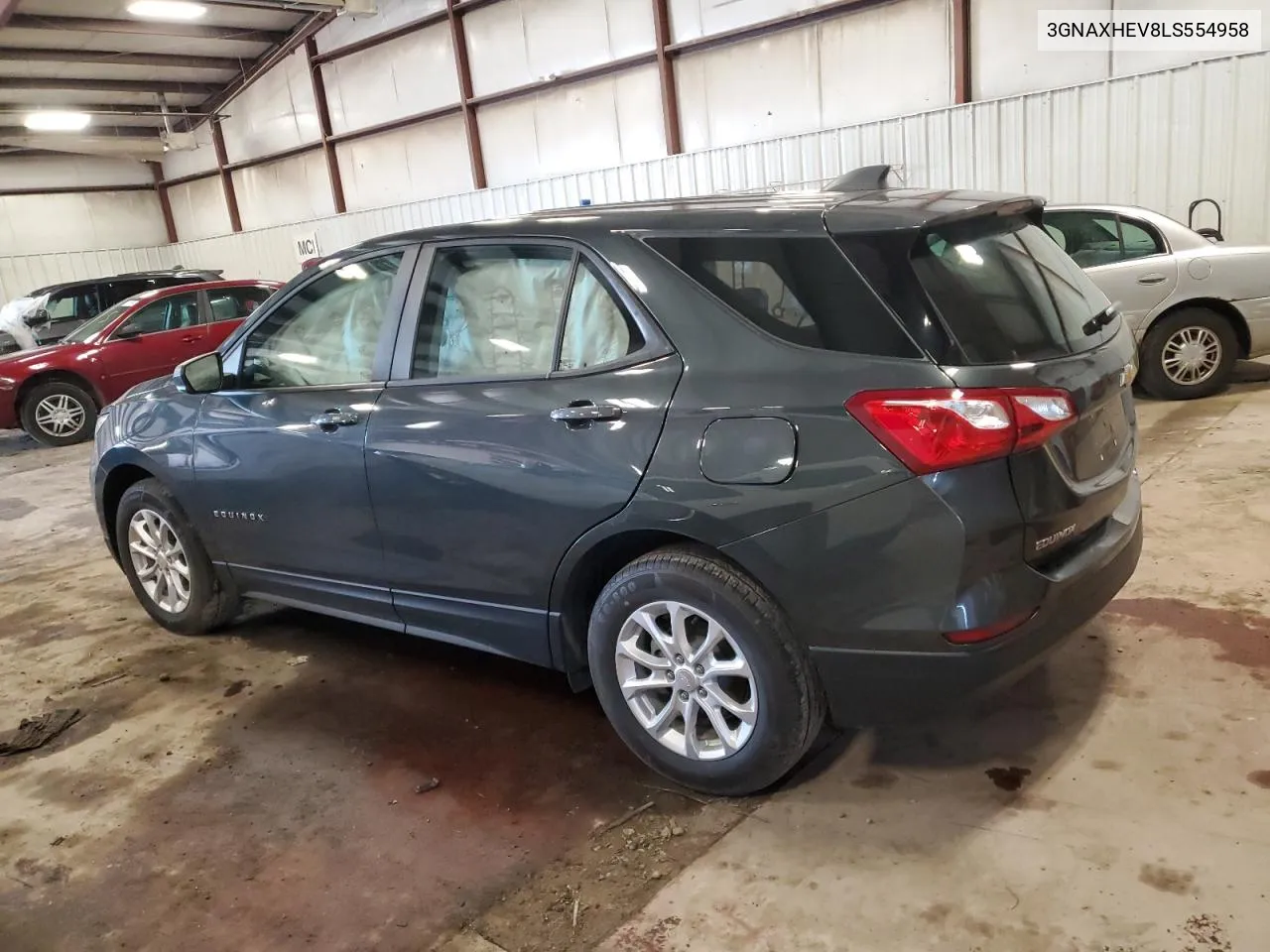 2020 Chevrolet Equinox Ls VIN: 3GNAXHEV8LS554958 Lot: 67658594