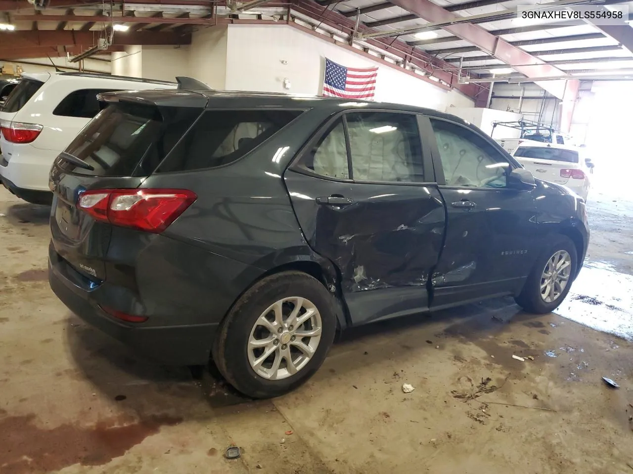 2020 Chevrolet Equinox Ls VIN: 3GNAXHEV8LS554958 Lot: 67658594