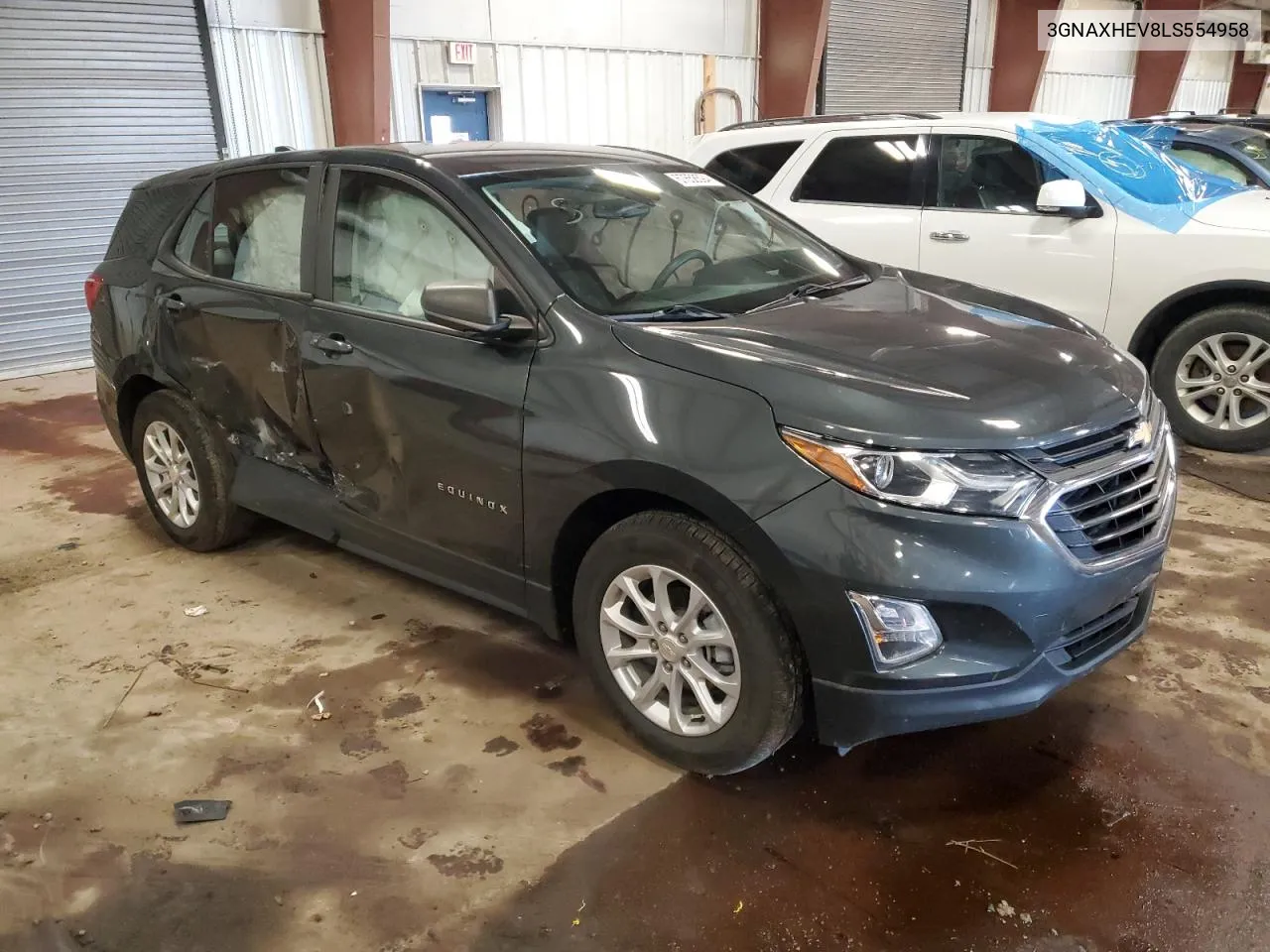 2020 Chevrolet Equinox Ls VIN: 3GNAXHEV8LS554958 Lot: 67658594