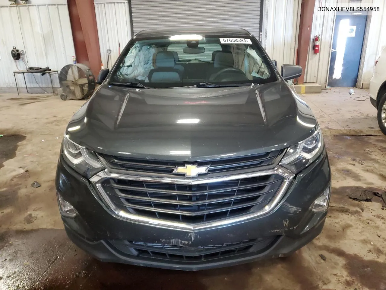 2020 Chevrolet Equinox Ls VIN: 3GNAXHEV8LS554958 Lot: 67658594