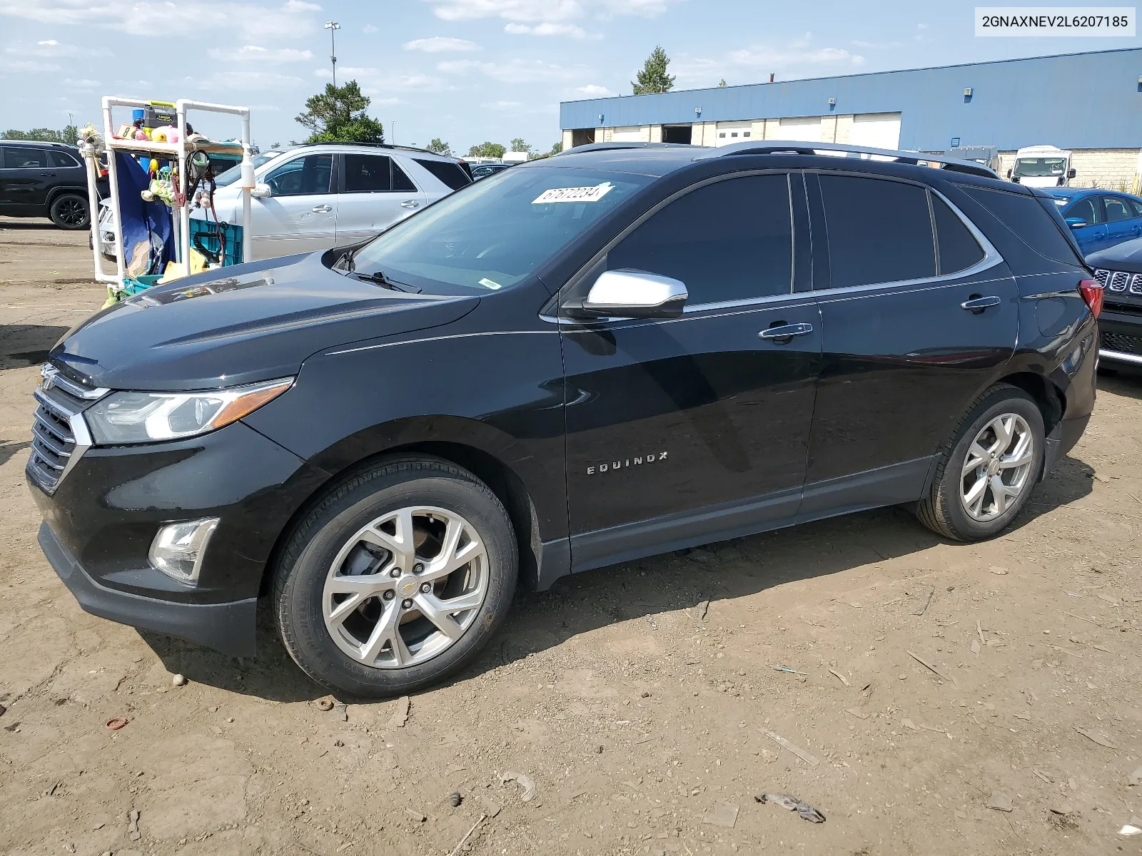 2020 Chevrolet Equinox Premier VIN: 2GNAXNEV2L6207185 Lot: 67672234