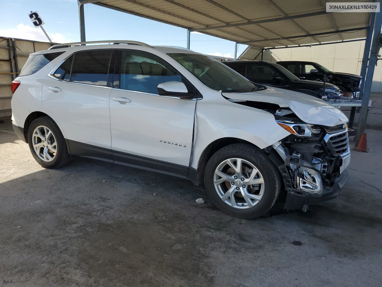 2020 Chevrolet Equinox Lt VIN: 3GNAXLEX1LL150429 Lot: 67683774