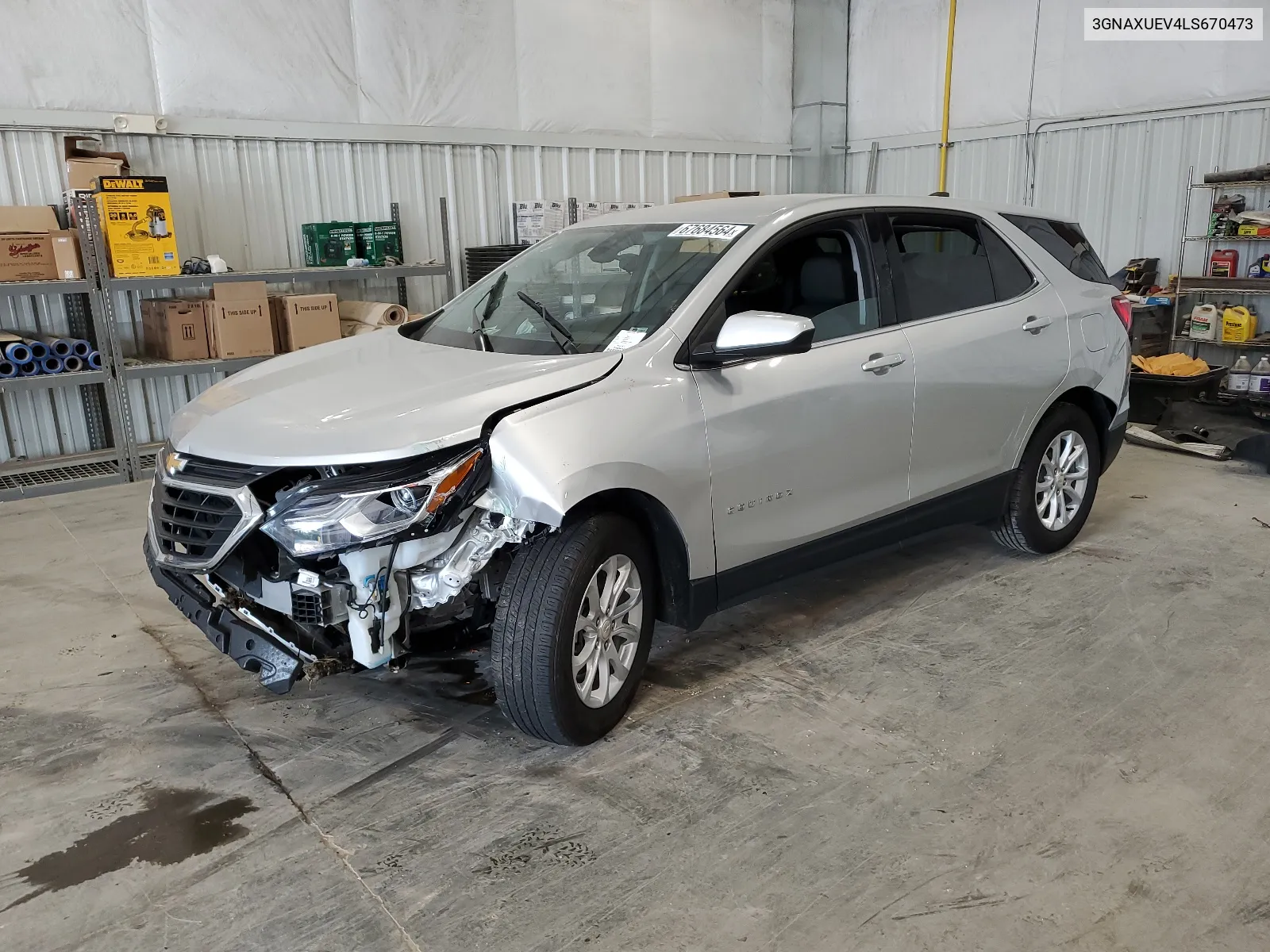 2020 Chevrolet Equinox Lt VIN: 3GNAXUEV4LS670473 Lot: 67684564