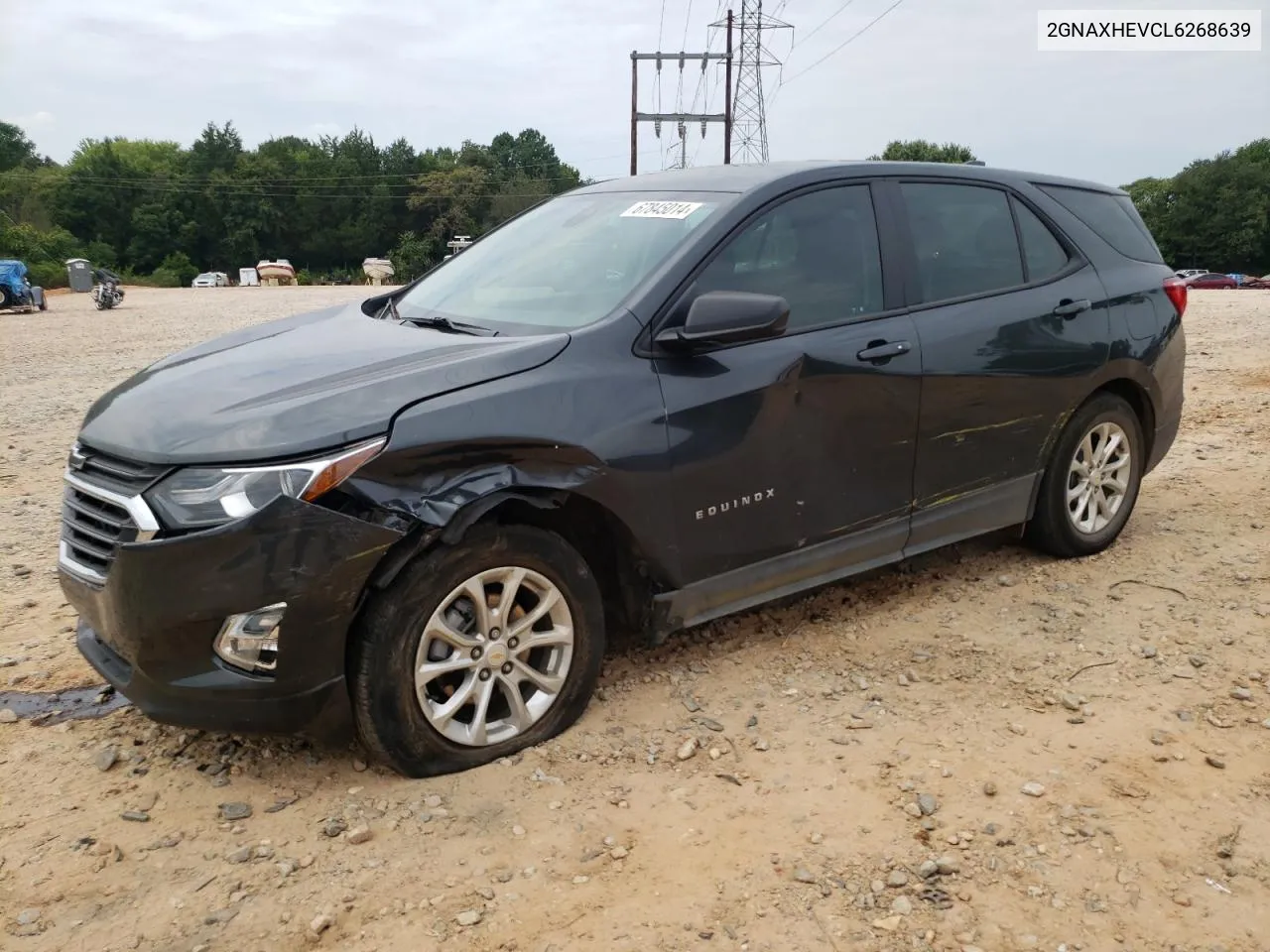 2020 Chevrolet Equinox Ls VIN: 2GNAXHEVCL6268639 Lot: 67845014