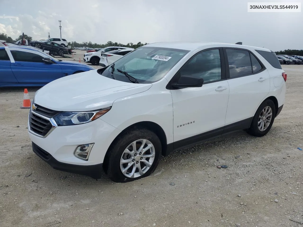 2020 Chevrolet Equinox Ls VIN: 3GNAXHEV3LS544919 Lot: 67900094